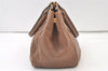 Authentic PRADA Vintage Leather 2Way Shoulder Hand Bag Purse Brown 9945J