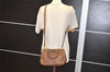 Authentic PRADA Vintage Leather 2Way Shoulder Hand Bag Purse Brown 9945J