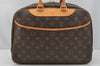 Authentic Louis Vuitton Monogram Deauville Hand Bag M47270 LV 9946I
