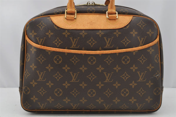 Authentic Louis Vuitton Monogram Deauville Hand Bag M47270 LV 9946I