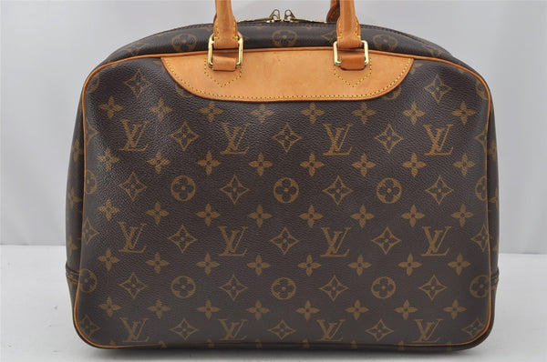 Authentic Louis Vuitton Monogram Deauville Hand Bag M47270 LV 9946I