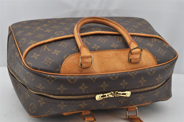 Authentic Louis Vuitton Monogram Deauville Hand Bag M47270 LV 9946I