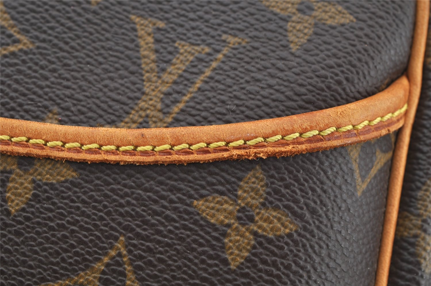 Authentic Louis Vuitton Monogram Deauville Hand Bag M47270 LV 9946I