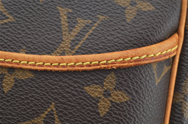 Authentic Louis Vuitton Monogram Deauville Hand Bag M47270 LV 9946I