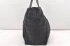 Authentic CHANEL New Travel Line Shoulder Tote Bag Nylon Leather Black 9946J