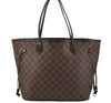 Authentic Louis Vuitton Damier Neverfull MM Shoulder Tote Bag N51105 LV 9947I