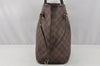 Authentic Louis Vuitton Damier Neverfull MM Shoulder Tote Bag N51105 LV 9947I