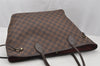 Authentic Louis Vuitton Damier Neverfull MM Shoulder Tote Bag N51105 LV 9947I