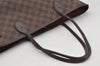 Authentic Louis Vuitton Damier Neverfull MM Shoulder Tote Bag N51105 LV 9947I