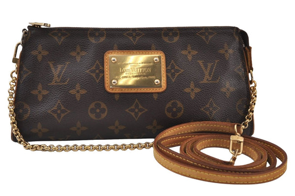 Authentic Louis Vuitton Monogram Sophie Hand Pouch Chain M40158 LV 9948I