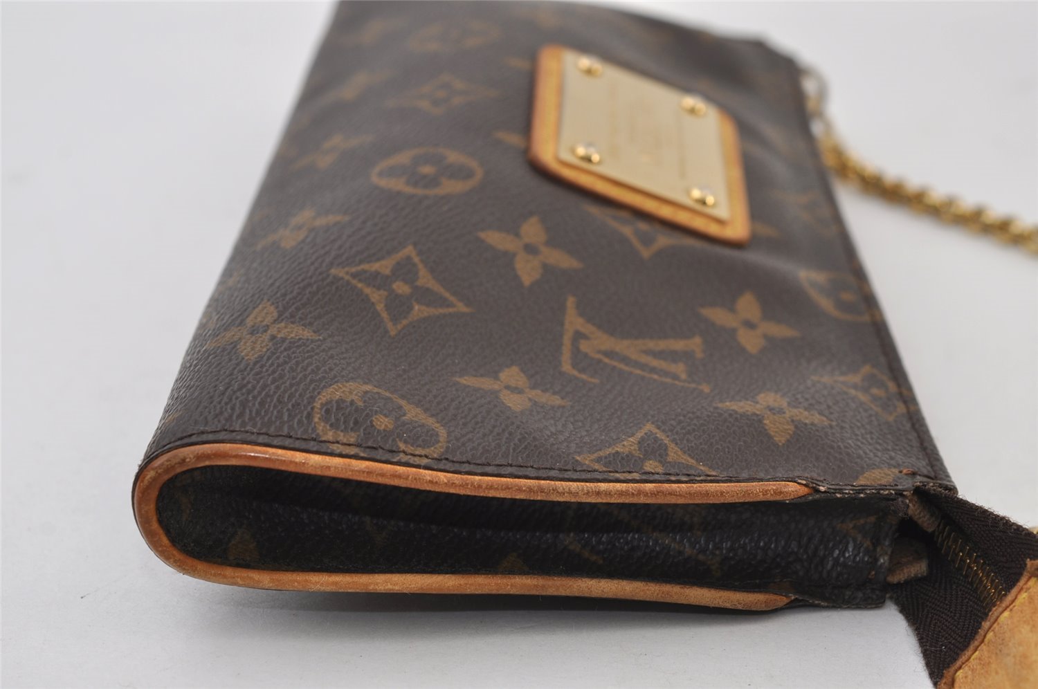 Authentic Louis Vuitton Monogram Sophie Hand Pouch Chain M40158 LV 9948I