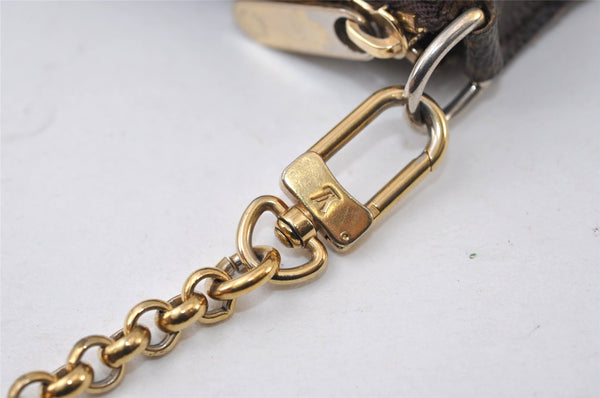 Authentic Louis Vuitton Monogram Sophie Hand Pouch Chain M40158 LV 9948I