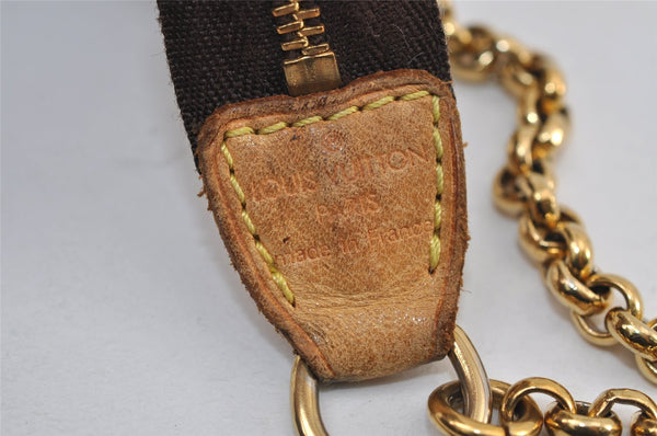 Authentic Louis Vuitton Monogram Sophie Hand Pouch Chain M40158 LV 9948I