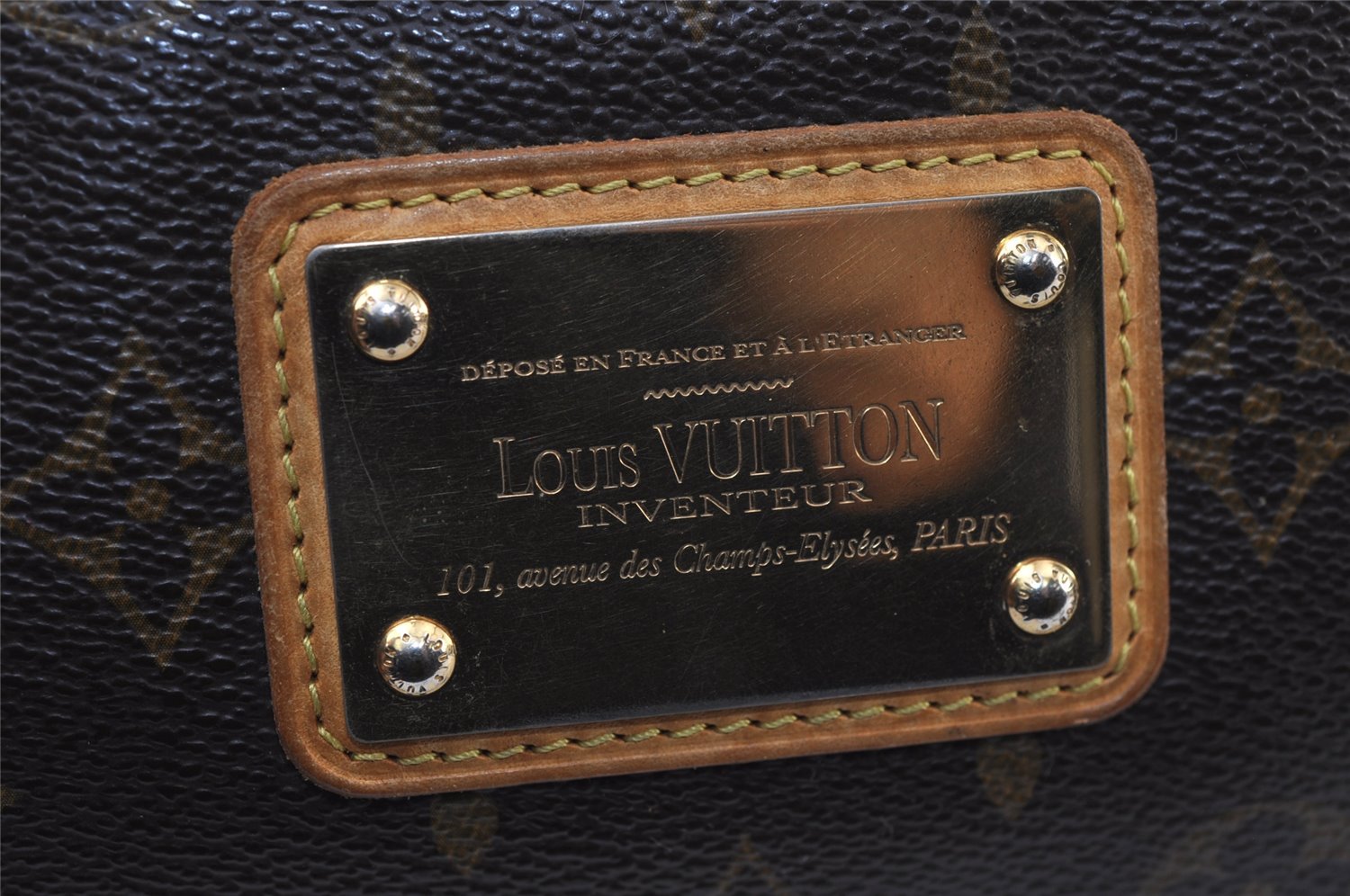 Authentic Louis Vuitton Monogram Sophie Hand Pouch Chain M40158 LV 9948I