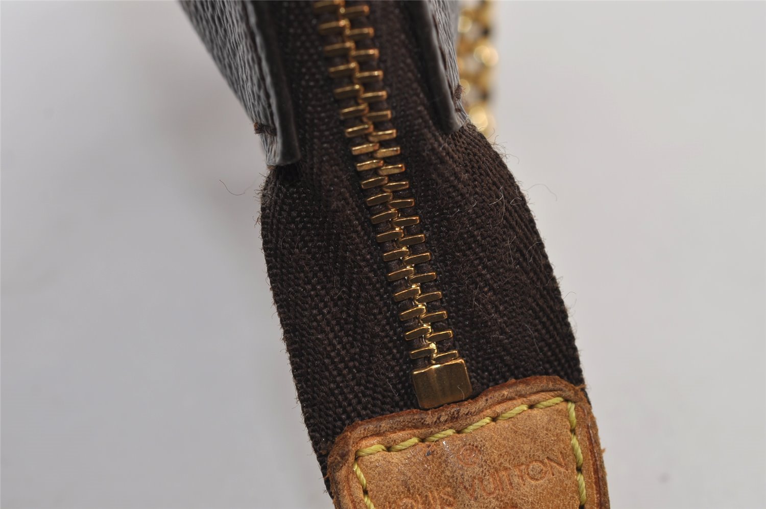 Authentic Louis Vuitton Monogram Sophie Hand Pouch Chain M40158 LV 9948I