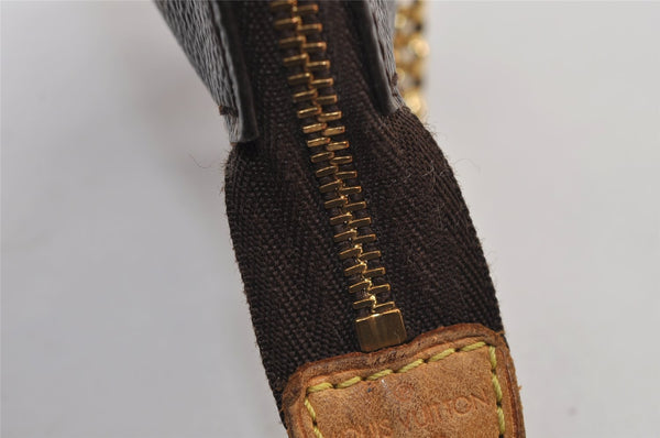 Authentic Louis Vuitton Monogram Sophie Hand Pouch Chain M40158 LV 9948I