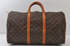 Authentic Louis Vuitton Monogram Keepall 50 Travel Boston Bag M41426 LV 9949I