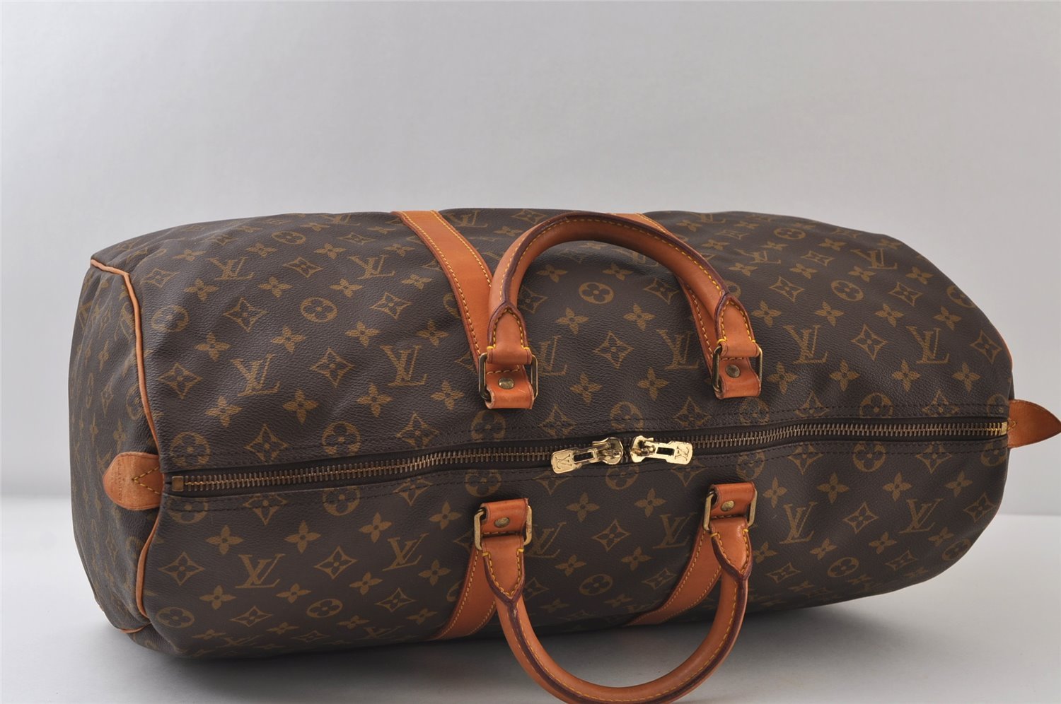 Authentic Louis Vuitton Monogram Keepall 50 Travel Boston Bag M41426 LV 9949I