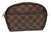 Authentic Louis Vuitton Damier Pochette Ipanema N51296 Shoulder Bag Junk 9950I
