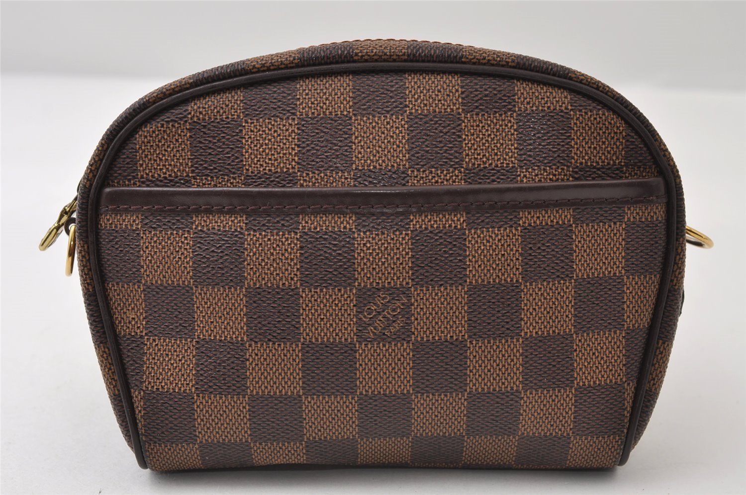 Authentic Louis Vuitton Damier Pochette Ipanema N51296 Shoulder Bag Junk 9950I