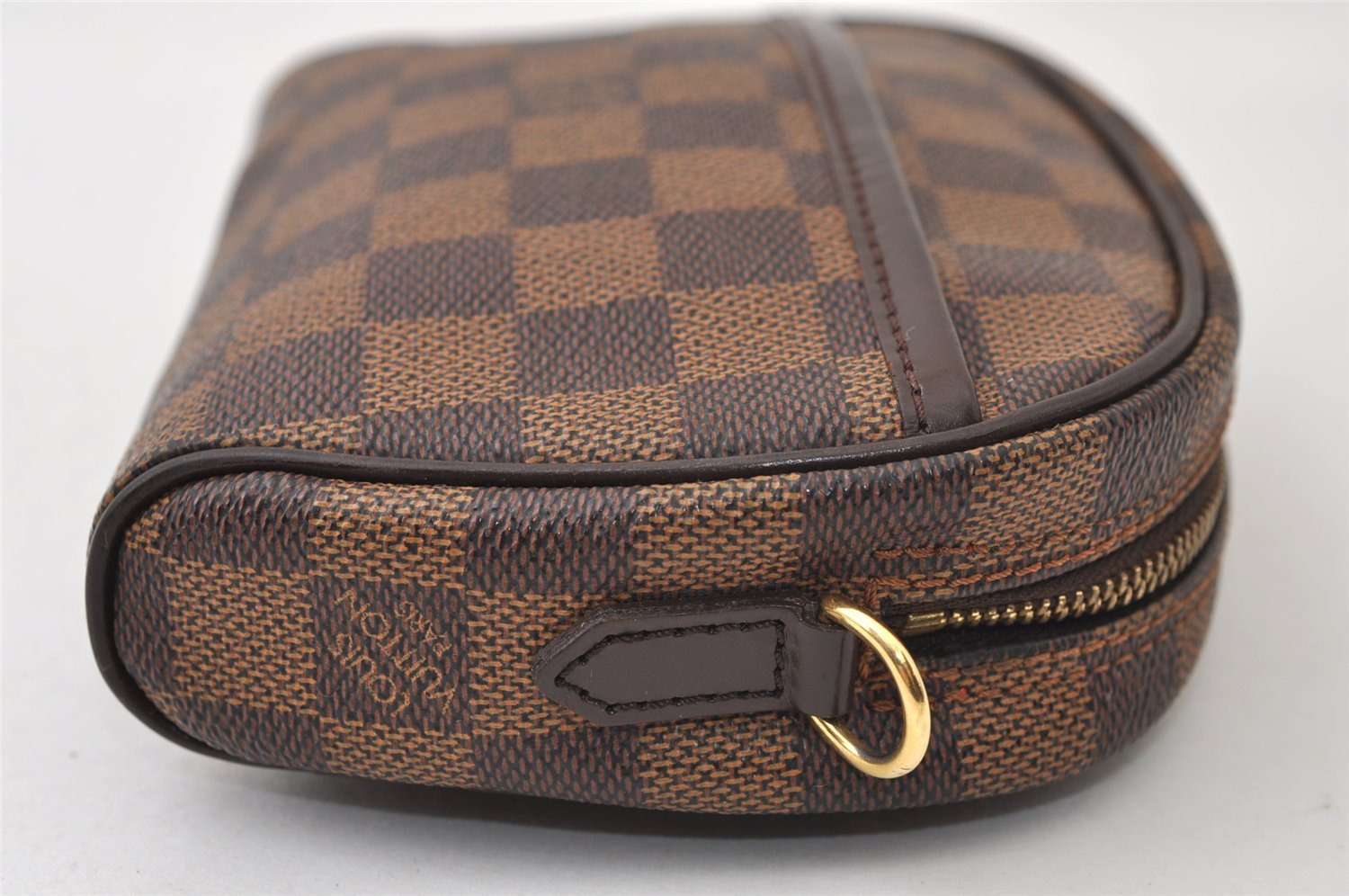 Authentic Louis Vuitton Damier Pochette Ipanema N51296 Shoulder Bag Junk 9950I