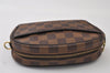 Authentic Louis Vuitton Damier Pochette Ipanema N51296 Shoulder Bag Junk 9950I