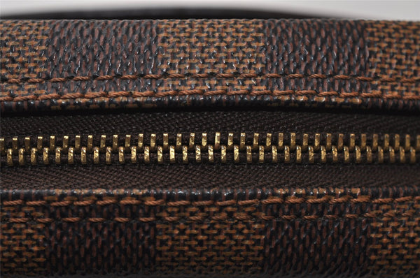 Authentic Louis Vuitton Damier Pochette Ipanema N51296 Shoulder Bag Junk 9950I