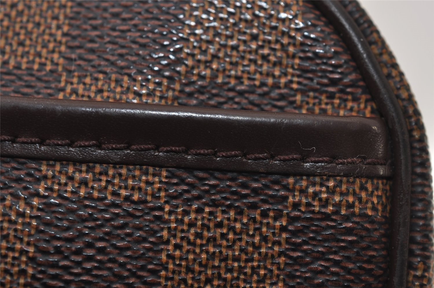 Authentic Louis Vuitton Damier Pochette Ipanema N51296 Shoulder Bag Junk 9950I