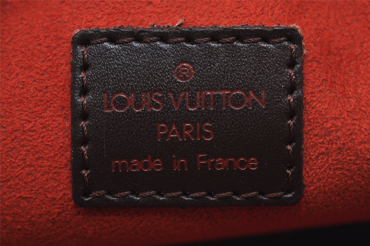 Authentic Louis Vuitton Damier Pochette Ipanema N51296 Shoulder Bag Junk 9950I