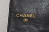 Authentic CHANEL Caviar Skin CC Logo Bifold Wallet Purse Black 9951I