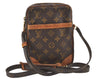 Authentic Louis Vuitton Monogram Danube Shoulder Cross Body Bag M45266 LV 9951J