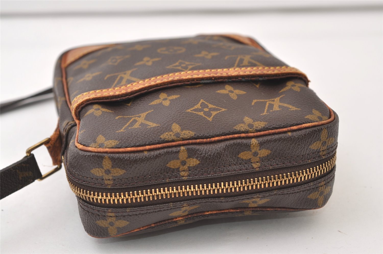 Authentic Louis Vuitton Monogram Danube Shoulder Cross Body Bag M45266 LV 9951J