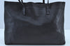 Authentic GUCCI Vintage Horsebit Shoulder Tote Bag Leather 297007 Black 9952G