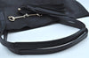 Authentic GUCCI Vintage Horsebit Shoulder Tote Bag Leather 297007 Black 9952G