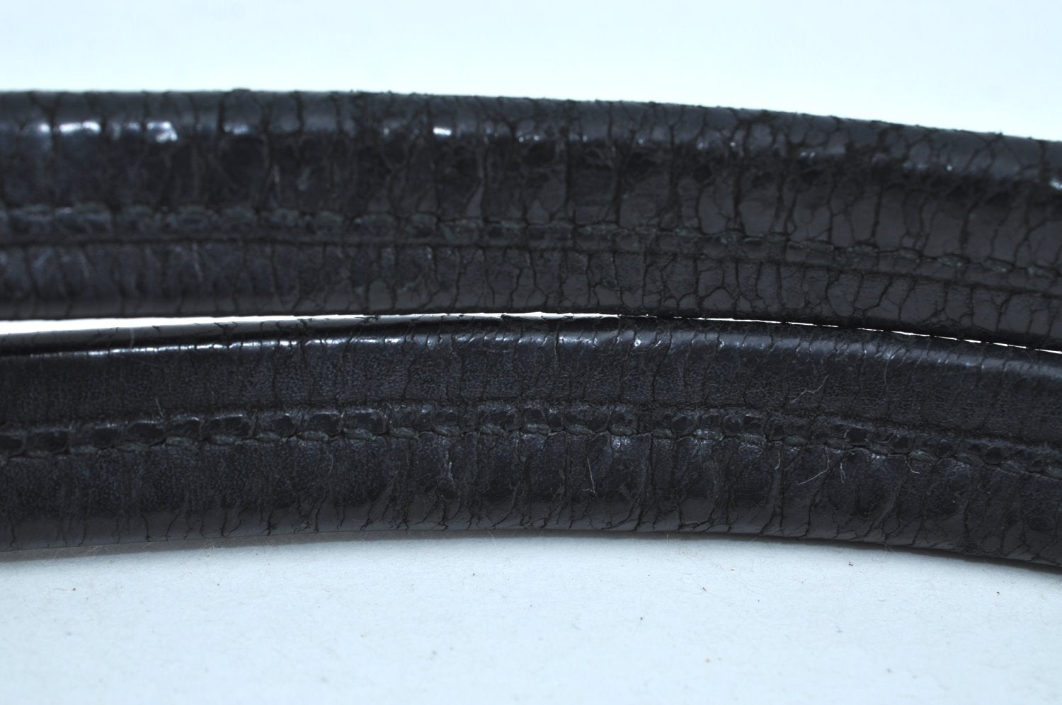 Authentic GUCCI Vintage Horsebit Shoulder Tote Bag Leather 297007 Black 9952G