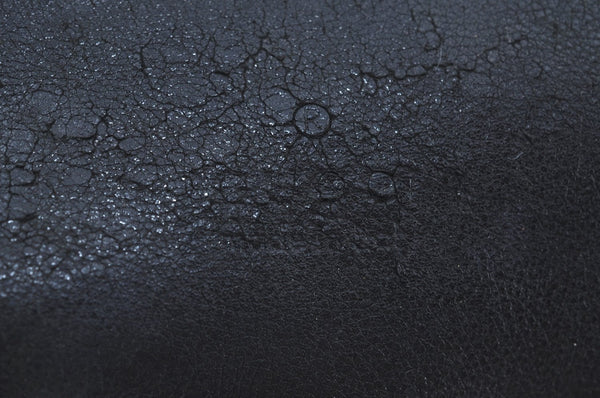 Authentic GUCCI Vintage Horsebit Shoulder Tote Bag Leather 297007 Black 9952G