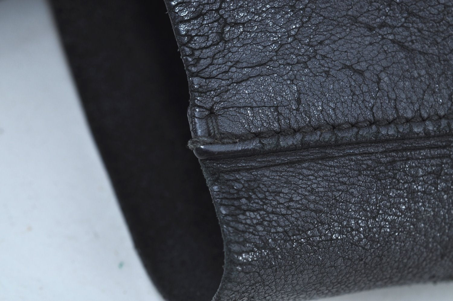 Authentic GUCCI Vintage Horsebit Shoulder Tote Bag Leather 297007 Black 9952G