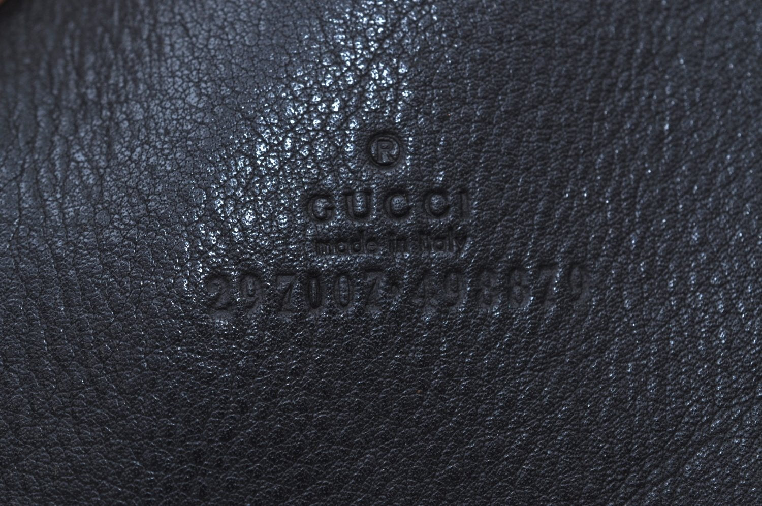 Authentic GUCCI Vintage Horsebit Shoulder Tote Bag Leather 297007 Black 9952G