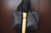 Authentic GUCCI Vintage Horsebit Shoulder Tote Bag Leather 297007 Black 9952G
