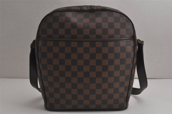 Authentic Louis Vuitton Damier Ipanema GM Shoulder Cross Bag N51292 LV 9952J