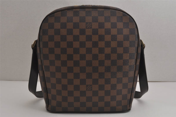 Authentic Louis Vuitton Damier Ipanema GM Shoulder Cross Bag N51292 LV 9952J