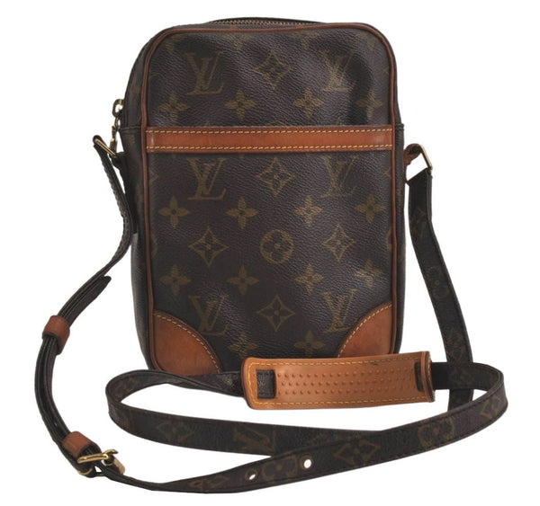 Authentic Louis Vuitton Monogram Danube Shoulder Cross Body Bag M45266 LV 9953J