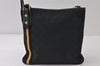 Authentic GUCCI Sherry Line Shoulder Cross Bag GG Canvas Leather Black 9954I