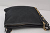 Authentic GUCCI Sherry Line Shoulder Cross Bag GG Canvas Leather Black 9954I