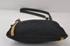 Authentic GUCCI Sherry Line Shoulder Cross Bag GG Canvas Leather Black 9954I