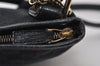 Authentic GUCCI Sherry Line Shoulder Cross Bag GG Canvas Leather Black 9954I