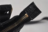 Authentic GUCCI Sherry Line Shoulder Cross Bag GG Canvas Leather Black 9954I