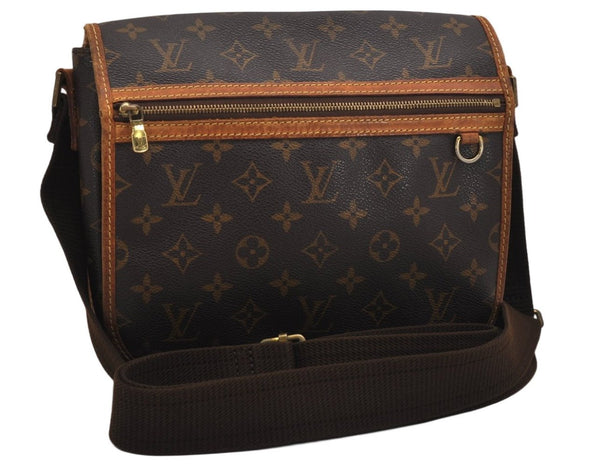 Auth Louis Vuitton Monogram Messenger Bosphore PM Shoulder Bag M40106 LV 9954J