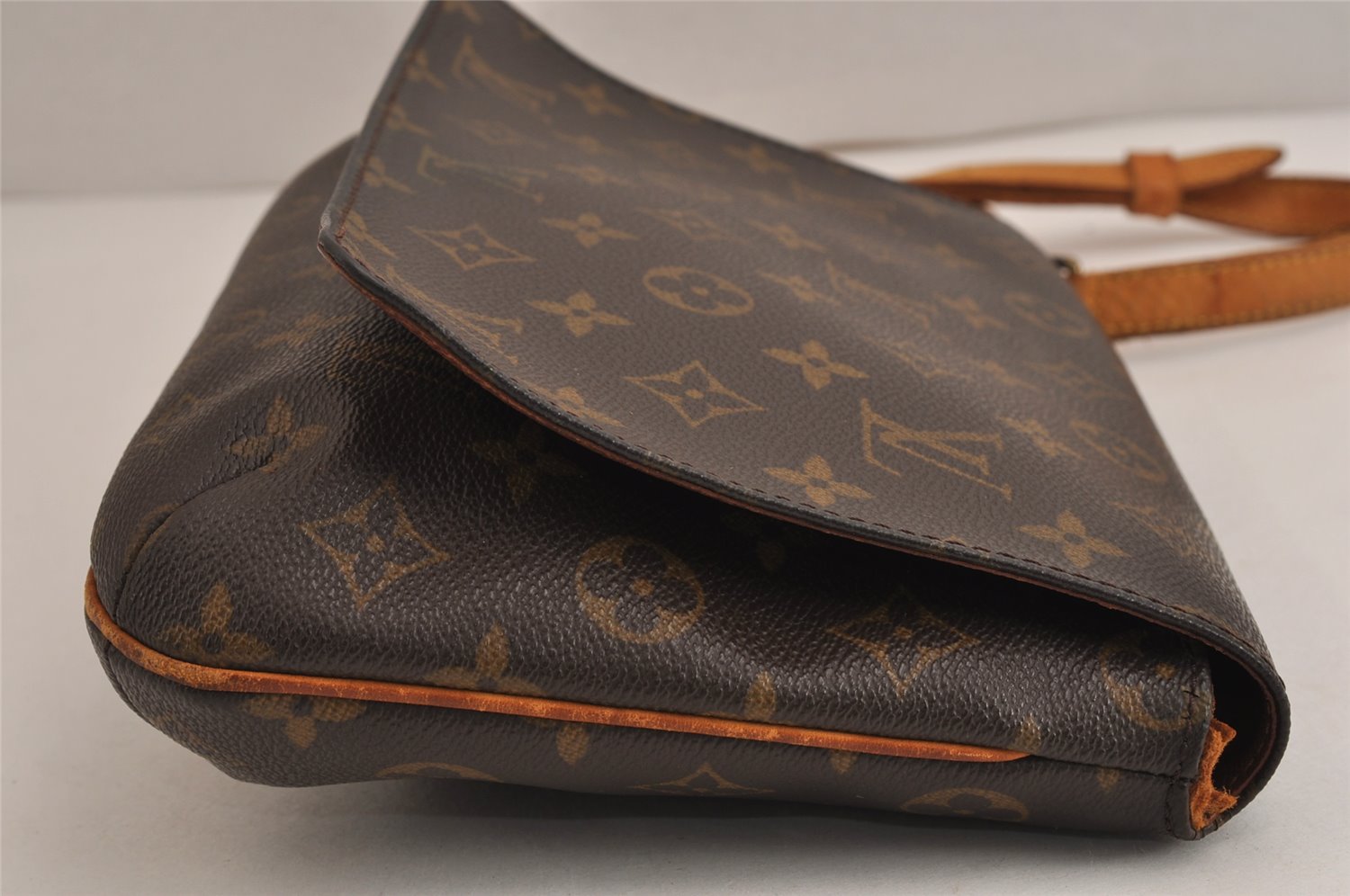 Auth Louis Vuitton Monogram Musette Tango M51388 Shoulder Cross Bag Junk 9955J