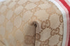 Authentic GUCCI Sherry Line Shoulder Tote Bag GG Canvas Leather Beige 9956I
